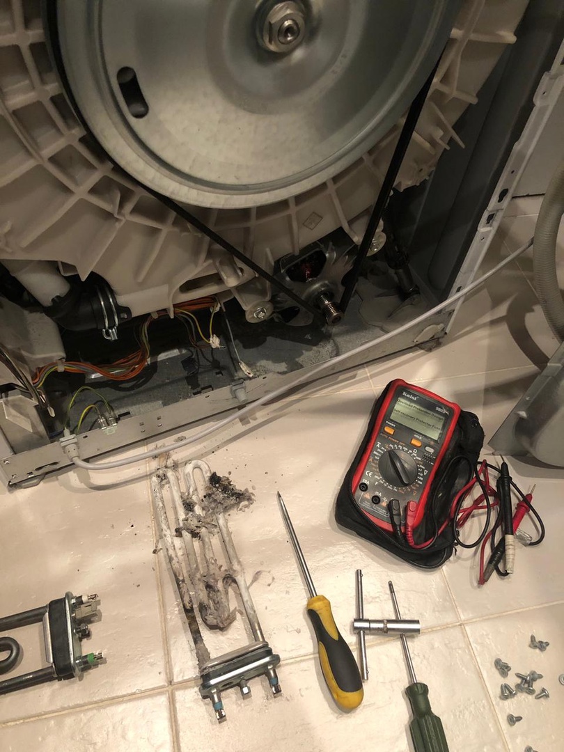 Замена ТЭНа в стиральной машине Bosch - фото 2